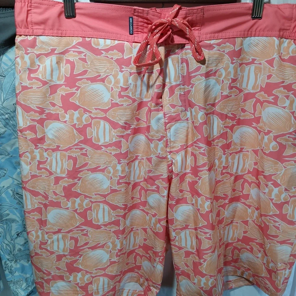 Lot Of Two Ocean And Coast Board‎ Shorts. Size Extra Large. Fish Design.